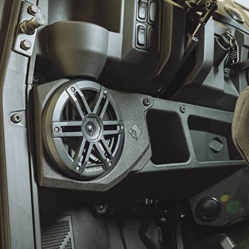 Rockford Fosgate RNGR18-STG2 Audio Kit: PMX-1 Receiver, M0 Series Front & Rear Speakers for Select Polaris Ranger Models (2018-2022) Rockford Fosgate RNGR18-STG2 Audio Kit: PMX-1 Receiver, M0 Series Front & Rear Speakers for Select Polaris Ranger Models (2018-2022)